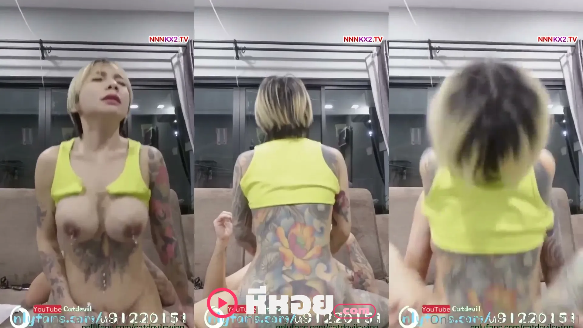 คลิปหลุด catdevilswing แมวปีศาจตัวแม่วงการดาวโป๊ขี้เงี่ยนนอนแหกให้ผัวจัดการจนแฉะก่อนขย่มโยกควยผัวจนเสียวสุดๆ
