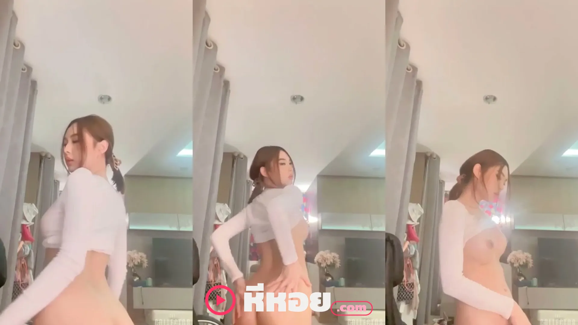 คลิปโป๊ nimtharin น้องนิ่ม สาวสวยเสื้อบางๆ เห็นหมดยันจุก